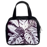 Abstract Art Tropical Leaves Classic Handbag (Two Sides)