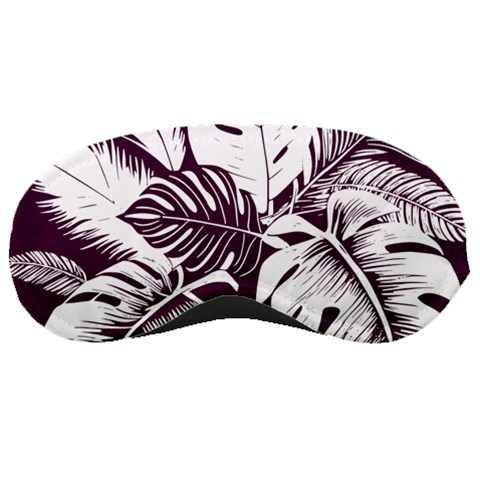 Abstract Art Tropical Leaves Sleep Mask from ArtsNow.com Front