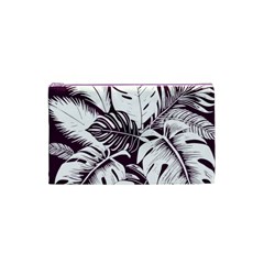 Abstract Art Tropical Leaves Cosmetic Bag (Small) from ArtsNow.com Front