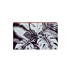 Abstract Art Tropical Leaves Cosmetic Bag (Small) from ArtsNow.com Front