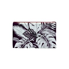 Abstract Art Tropical Leaves Cosmetic Bag (Small) from ArtsNow.com Back