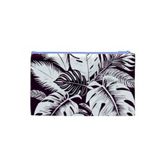 Abstract Art Tropical Leaves Cosmetic Bag (Small) from ArtsNow.com Back