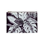 Abstract Art Tropical Leaves Cosmetic Bag (Medium)