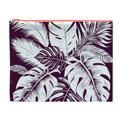 Abstract Art Tropical Leaves Cosmetic Bag (XL) from ArtsNow.com Front