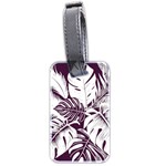 Abstract Art Tropical Leaves Luggage Tag (two sides)