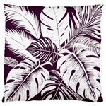 Abstract Art Tropical Leaves Large Cushion Case (Two Sides)