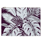 Abstract Art Tropical Leaves Cosmetic Bag (XXL)