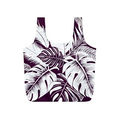 Abstract Art Tropical Leaves Full Print Recycle Bag (S) from ArtsNow.com Front