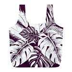 Abstract Art Tropical Leaves Full Print Recycle Bag (L)