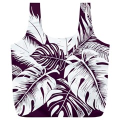 Abstract Art Tropical Leaves Full Print Recycle Bag (XL) from ArtsNow.com Front