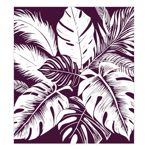 Abstract Art Tropical Leaves Duvet Cover (King Size) from ArtsNow.com Duvet Quilt