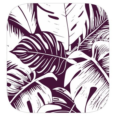 Abstract Art Tropical Leaves Toiletries Pouch from ArtsNow.com Side Right