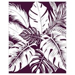 Abstract Art Tropical Leaves Drawstring Bag (Small)