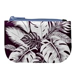 Abstract Art Tropical Leaves Large Coin Purse