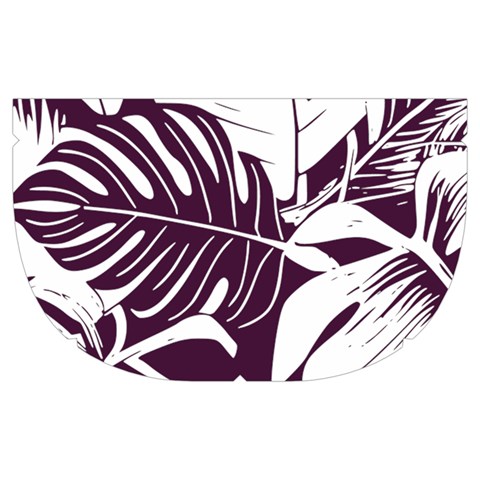 Abstract Art Tropical Leaves Make Up Case (Medium) from ArtsNow.com Side Left