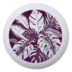 Abstract Art Tropical Leaves Dento Box with Mirror