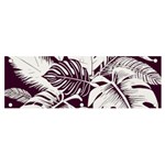 Abstract Art Tropical Leaves Banner and Sign 6  x 2 