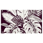 Abstract Art Tropical Leaves Banner and Sign 7  x 4 