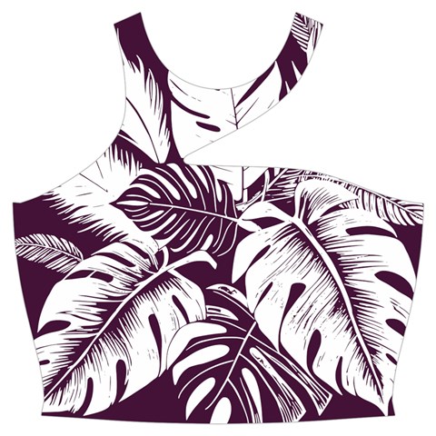 Abstract Art Tropical Leaves Cut Out Top from ArtsNow.com Front