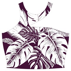 Abstract Art Tropical Leaves Cut Out Top from ArtsNow.com Front