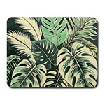 Abstract Art Tropical Leaves Small Mousepad