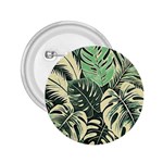 Abstract Art Tropical Leaves 2.25  Buttons