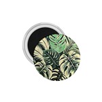 Abstract Art Tropical Leaves 1.75  Magnets