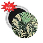 Abstract Art Tropical Leaves 2.25  Magnets (10 pack) 