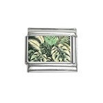 Abstract Art Tropical Leaves Italian Charm (9mm)