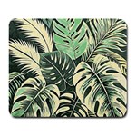 Abstract Art Tropical Leaves Large Mousepad