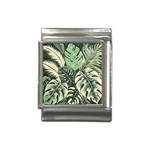 Abstract Art Tropical Leaves Italian Charm (13mm)