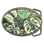 Abstract Art Tropical Leaves Belt Buckles