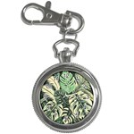 Abstract Art Tropical Leaves Key Chain Watches