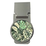 Abstract Art Tropical Leaves Money Clips (Round) 