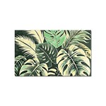 Abstract Art Tropical Leaves Sticker (Rectangular)