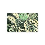 Abstract Art Tropical Leaves Magnet (Name Card)