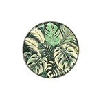 Abstract Art Tropical Leaves Hat Clip Ball Marker (4 pack)