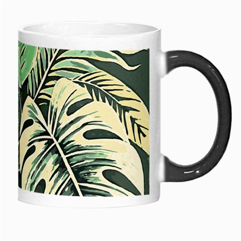 Abstract Art Tropical Leaves Morph Mug from ArtsNow.com Right