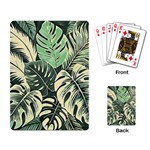 Abstract Art Tropical Leaves Playing Cards Single Design (Rectangle)