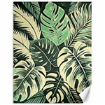 Abstract Art Tropical Leaves Canvas 12  x 16 