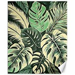 Abstract Art Tropical Leaves Canvas 16  x 20 