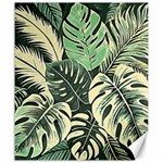 Abstract Art Tropical Leaves Canvas 20  x 24 