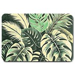 Abstract Art Tropical Leaves Large Doormat