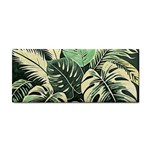 Abstract Art Tropical Leaves Hand Towel