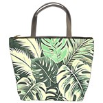 Abstract Art Tropical Leaves Bucket Bag