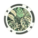 Abstract Art Tropical Leaves Poker Chip Card Guard (10 pack)