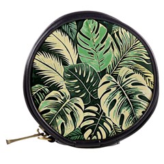 Abstract Art Tropical Leaves Mini Makeup Bag from ArtsNow.com Back