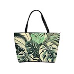 Abstract Art Tropical Leaves Classic Shoulder Handbag