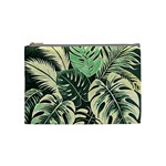 Abstract Art Tropical Leaves Cosmetic Bag (Medium)