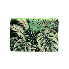 Abstract Art Tropical Leaves Cosmetic Bag (Medium) from ArtsNow.com Back